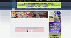 Desktop Screenshot of callejerodemalaga.com