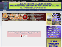 Tablet Screenshot of callejerodemalaga.com
